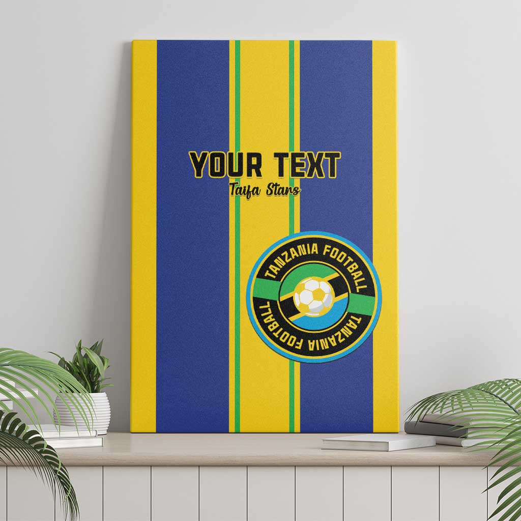 Custom Tanzania Football Canvas Wall Art Sporty Style