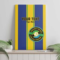 Custom Tanzania Football Canvas Wall Art Sporty Style