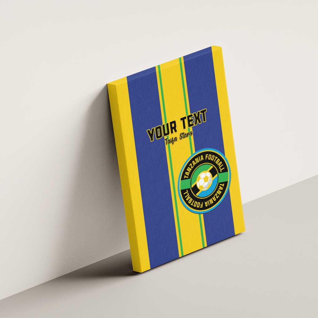 Custom Tanzania Football Canvas Wall Art Sporty Style