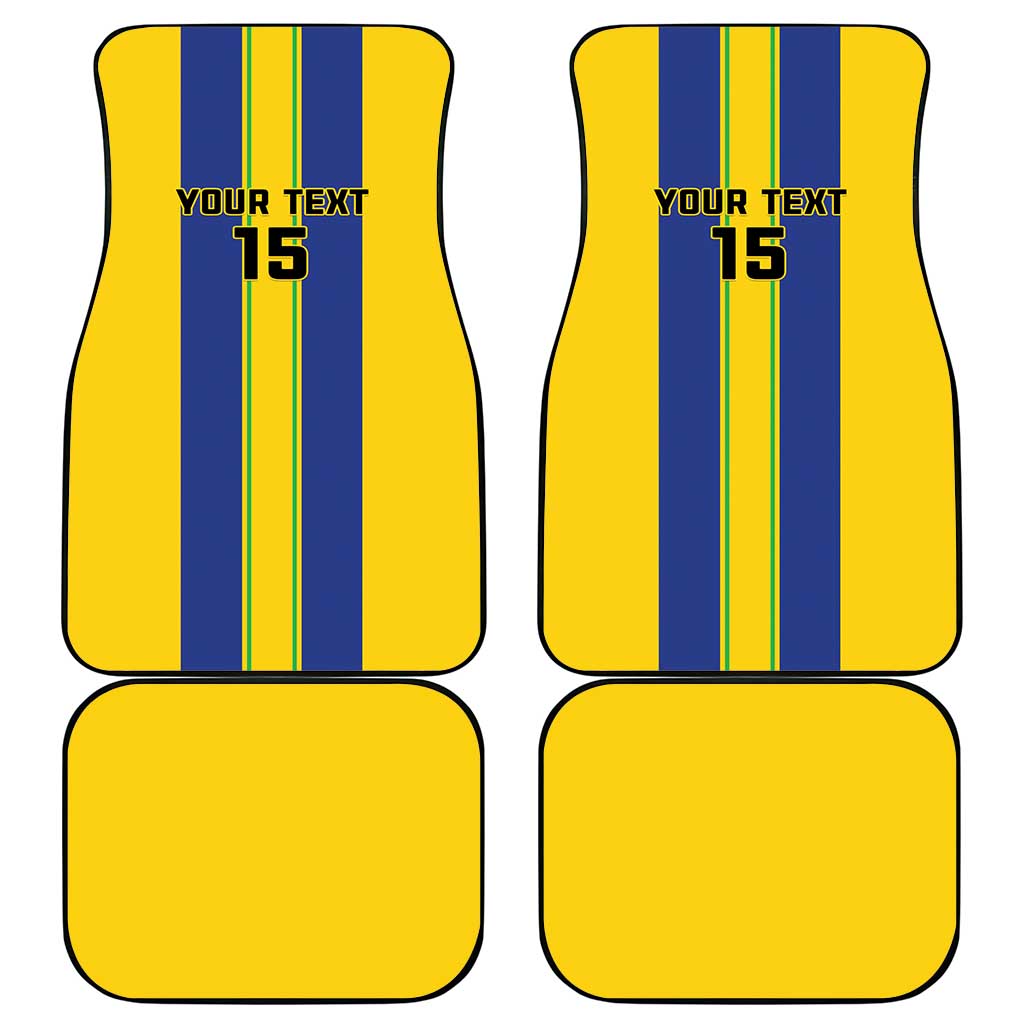 Custom Tanzania Football Car Mats Sporty Style