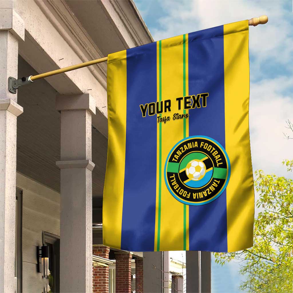 Custom Tanzania Football Garden Flag Sporty Style