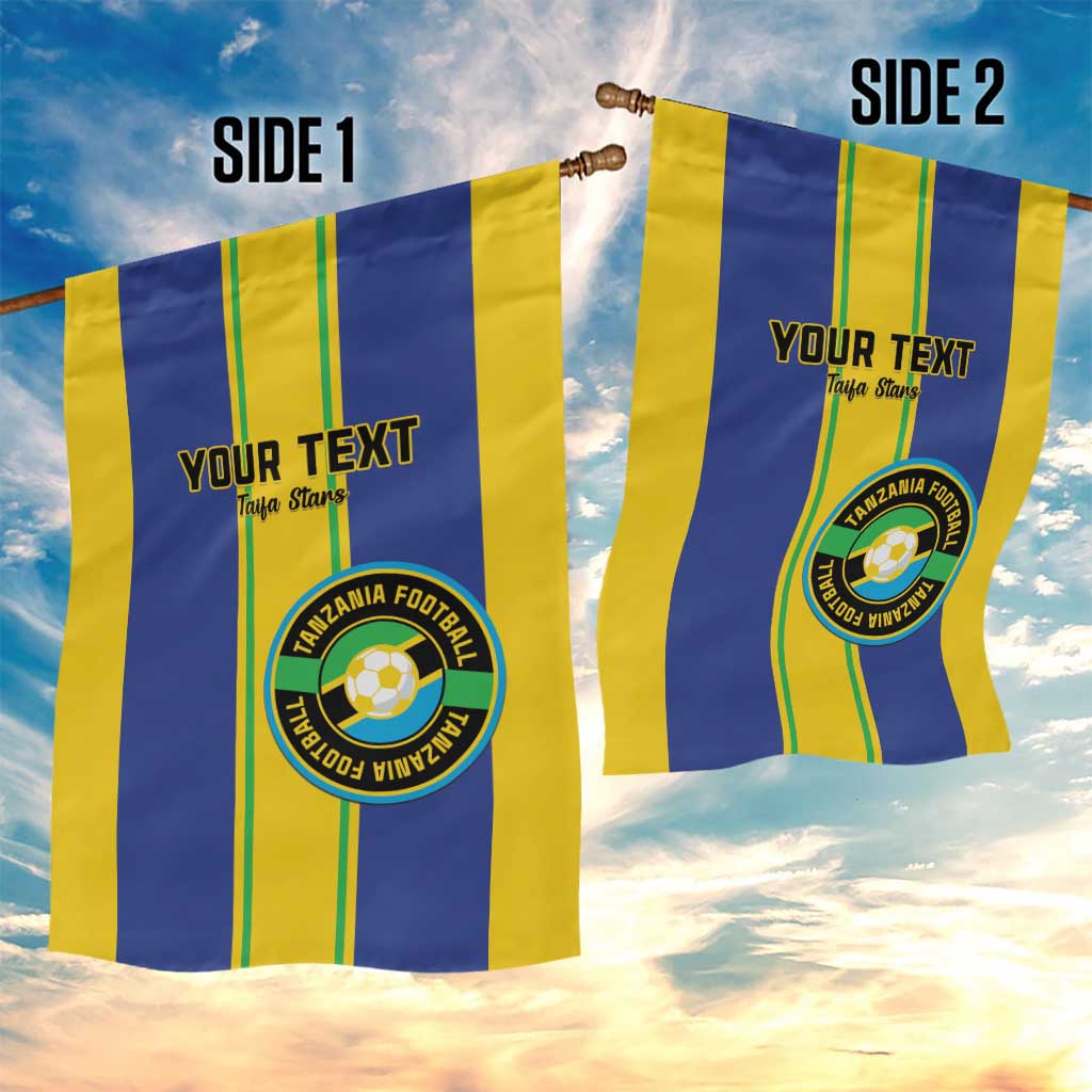 Custom Tanzania Football Garden Flag Sporty Style