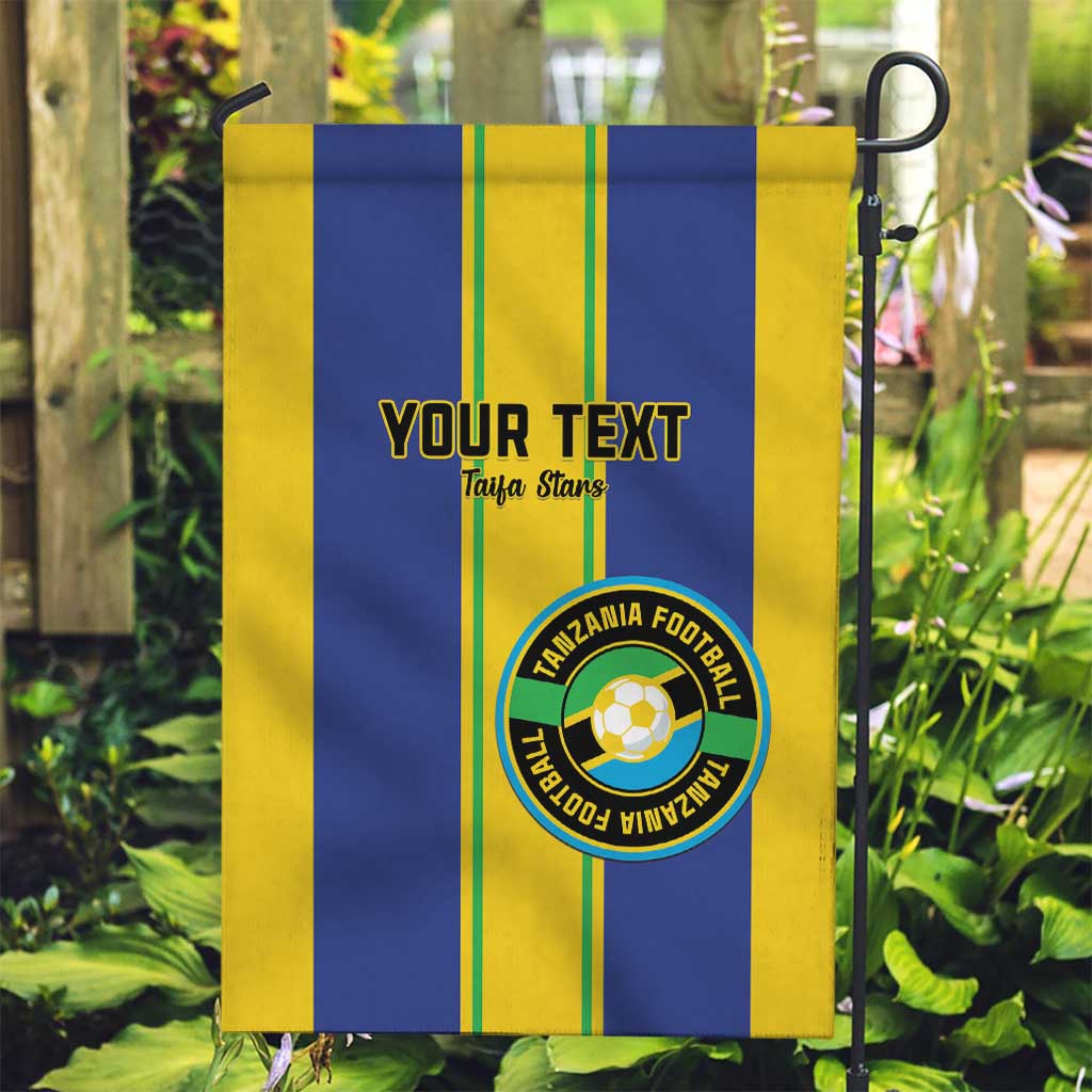 Custom Tanzania Football Garden Flag Sporty Style