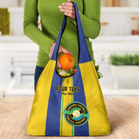 Custom Tanzania Football Grocery Bag Sporty Style