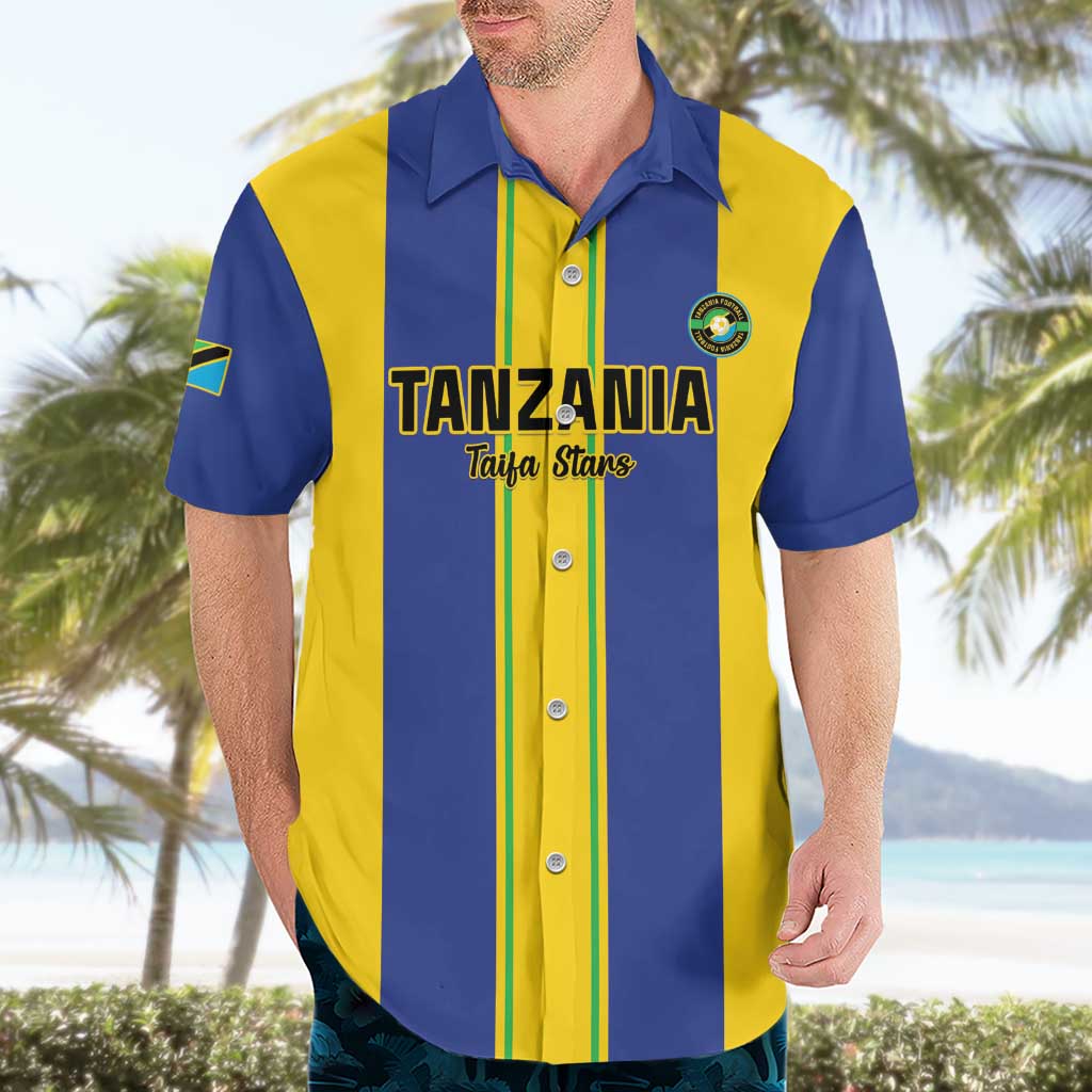 Custom Tanzania Football Hawaiian Shirt Sporty Style