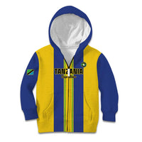 Custom Tanzania Football Kid Hoodie Sporty Style