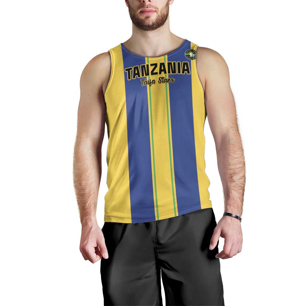 Custom Tanzania Football Men Tank Top Sporty Style