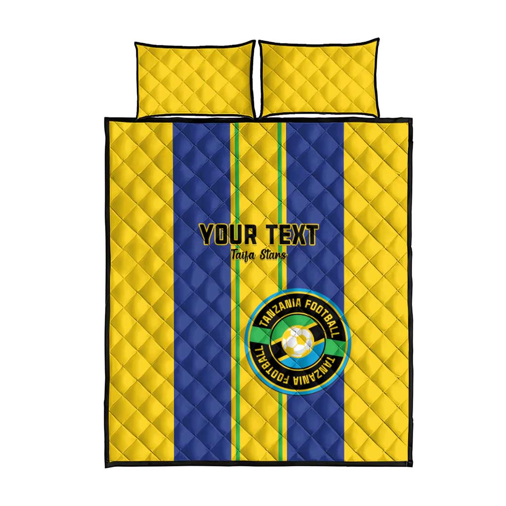 Custom Tanzania Football Quilt Bed Set Sporty Style