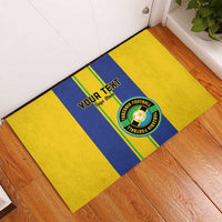 Custom Tanzania Football Rubber Doormat Sporty Style