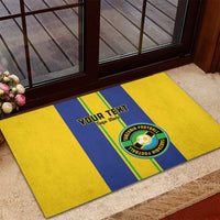 Custom Tanzania Football Rubber Doormat Sporty Style