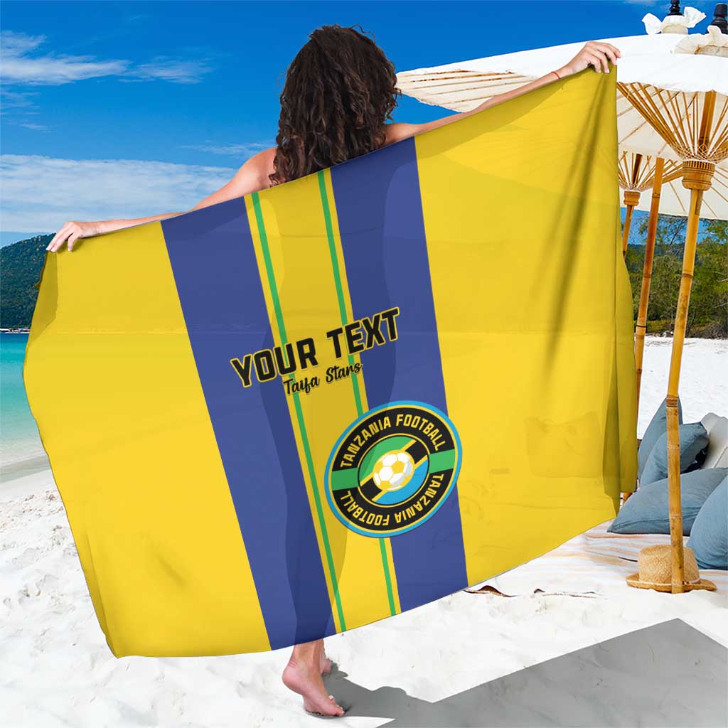 Custom Tanzania Football Sarong Sporty Style