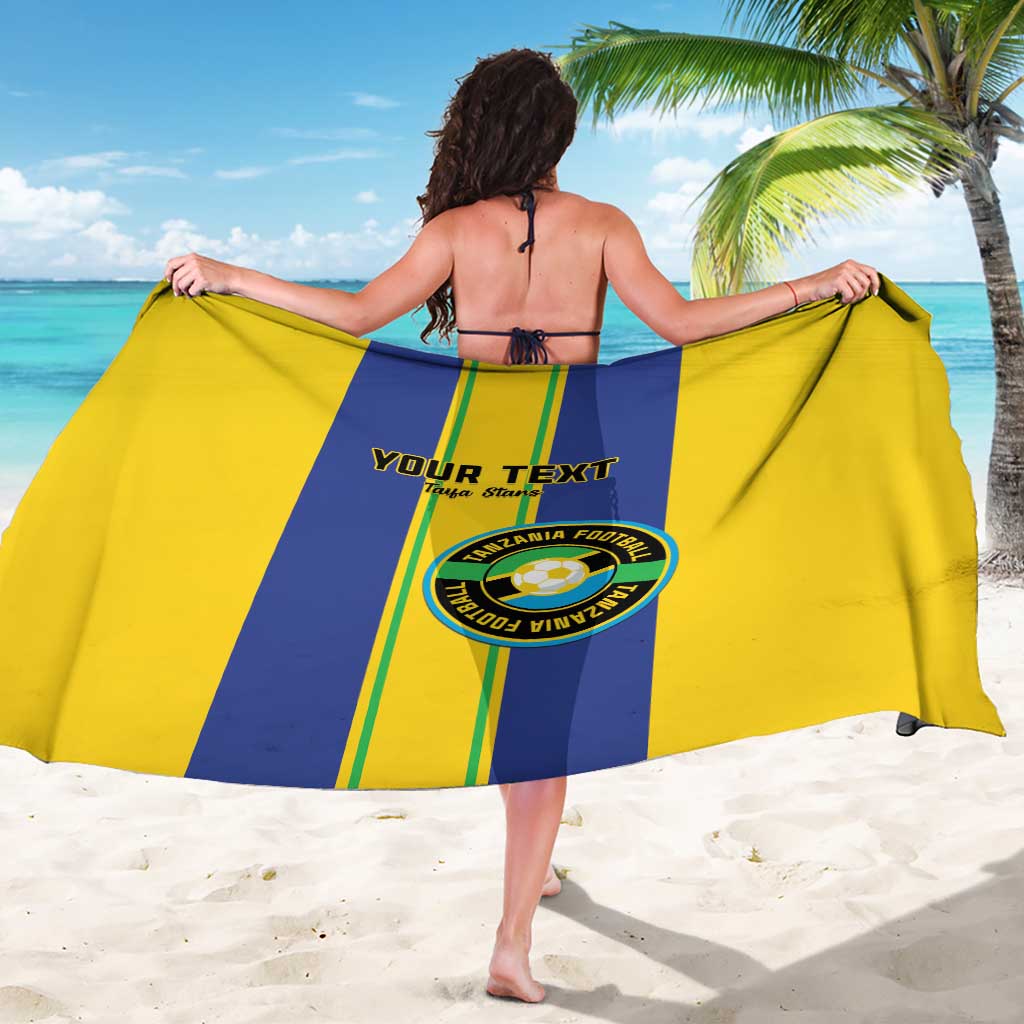Custom Tanzania Football Sarong Sporty Style
