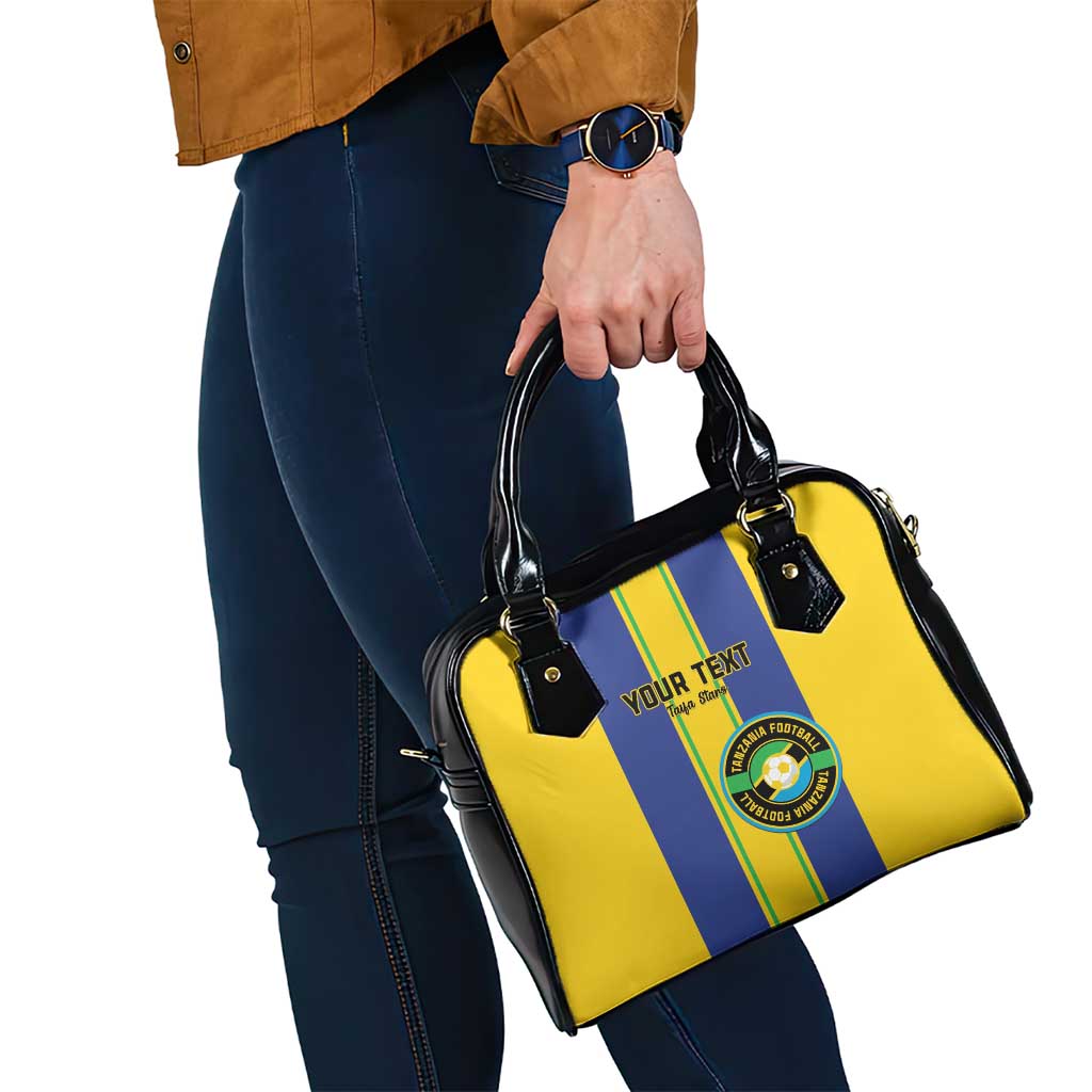 Custom Tanzania Football Shoulder Handbag Sporty Style