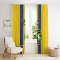 Custom Tanzania Football Window Curtain Sporty Style