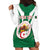 Personalised Algeria Hoodie Dress Coat Of Arms With Islamic Pattern