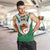 Personalised Algeria Men Tank Top Coat Of Arms With Islamic Pattern