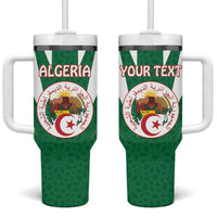 Personalised Algeria Tumbler With Handle Coat Of Arms With Islamic Pattern