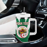 Personalised Algeria Tumbler With Handle Coat Of Arms With Islamic Pattern