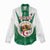 Personalised Algeria Women Casual Shirt Coat Of Arms With Islamic Pattern