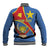 Personalised DR Congo Baseball Jacket Coat Of Arms African Pattern