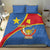 Personalised DR Congo Bedding Set Coat Of Arms African Pattern