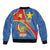 Personalised DR Congo Bomber Jacket Coat Of Arms African Pattern