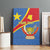 Personalised DR Congo Canvas Wall Art Coat Of Arms African Pattern