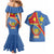 Personalised DR Congo Couples Matching Mermaid Dress and Hawaiian Shirt Coat Of Arms African Pattern