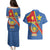 Personalised DR Congo Couples Matching Puletasi and Hawaiian Shirt Coat Of Arms African Pattern