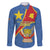 Personalised DR Congo Family Matching Long Sleeve Bodycon Dress and Hawaiian Shirt Coat Of Arms African Pattern