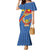 Personalised DR Congo Family Matching Mermaid Dress and Hawaiian Shirt Coat Of Arms African Pattern