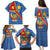 Personalised DR Congo Family Matching Puletasi and Hawaiian Shirt Coat Of Arms African Pattern