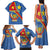 Personalised DR Congo Family Matching Tank Maxi Dress and Hawaiian Shirt Coat Of Arms African Pattern