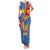 Personalised DR Congo Family Matching Tank Maxi Dress and Hawaiian Shirt Coat Of Arms African Pattern
