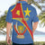Personalised DR Congo Hawaiian Shirt Coat Of Arms African Pattern