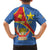 Personalised DR Congo Hawaiian Shirt Coat Of Arms African Pattern