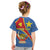 Personalised DR Congo Kid T Shirt Coat Of Arms African Pattern