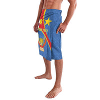 Personalised DR Congo Lavalava Coat Of Arms African Pattern