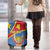 Personalised DR Congo Luggage Cover Coat Of Arms African Pattern