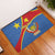 Personalised DR Congo Rubber Doormat Coat Of Arms African Pattern