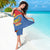 Personalised DR Congo Sarong Coat Of Arms African Pattern