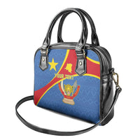 Personalised DR Congo Shoulder Handbag Coat Of Arms African Pattern