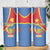 Personalised DR Congo Skinny Tumbler Coat Of Arms African Pattern