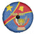 Personalised DR Congo Spare Tire Cover Coat Of Arms African Pattern