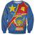 Personalised DR Congo Sweatshirt Coat Of Arms African Pattern