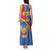 Personalised DR Congo Tank Maxi Dress Coat Of Arms African Pattern