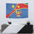 Personalised DR Congo Tapestry Coat Of Arms African Pattern