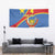 Personalised DR Congo Tapestry Coat Of Arms African Pattern