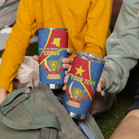 Personalised DR Congo Tumbler Cup Coat Of Arms African Pattern