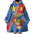 Personalised DR Congo Wearable Blanket Hoodie Coat Of Arms African Pattern
